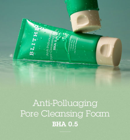 BLITHE - Anti-Polluaging Pore Cleansing Foam BHA 0.5, 150ml, 380 g, 8809501660872