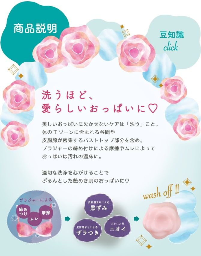 Pelican Soap - Beloved Boobs Bust Care Soap, 70g, 89 g, 4976631478562