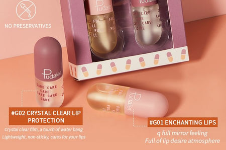 Pudaier - Lip Oil Capsule Set, Set - 3.5g, 30 g, 6931904220383