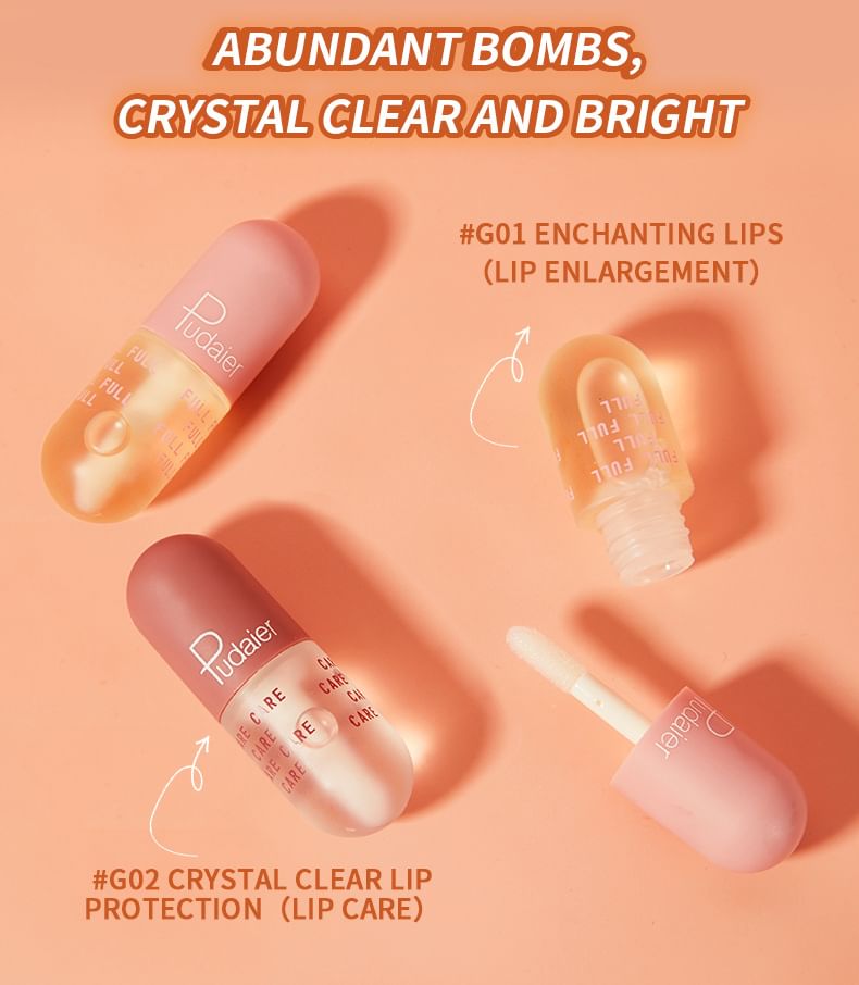 Pudaier - Lip Oil Capsule Set, Set - 3.5g, 30 g, 6931904220383