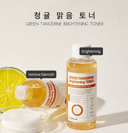 ALIVE:LAB - Green Tangerine Brightening Toner, 2024 Version - 150ml, 174 g, 8809853890071