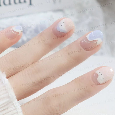 Lunacaca - Sakura Ocean Nail Art Stickers, 24 pcs, 10 g, 4892022007994