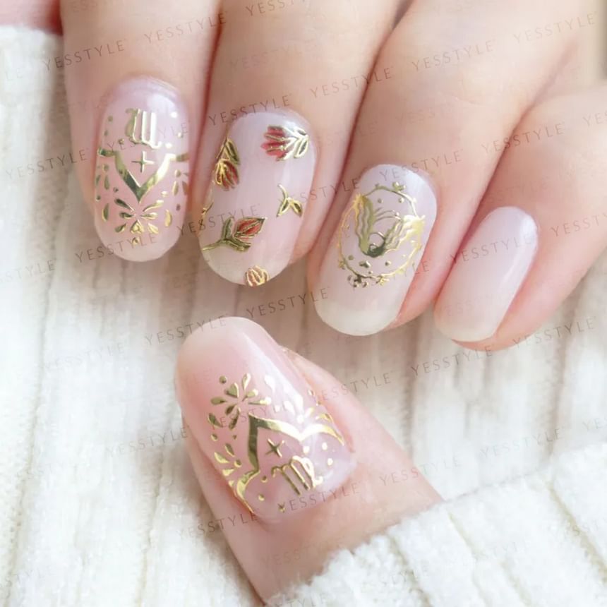 Lunacaca - Virgo Constellation Nail Art Stickers, 24 pcs, 10 g, 4892022001048