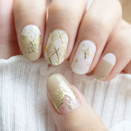 Lunacaca - Taurus Constellation Nail Art Stickers, 24 pcs, 10 g, 4892022001056