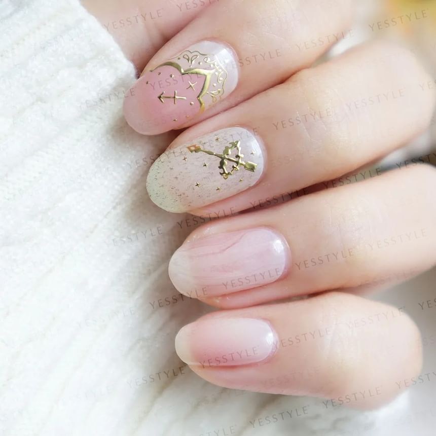 Lunacaca - Sagittarius Constellation Nail Art Stickers, 24 pcs, 10 g, 4892022001054