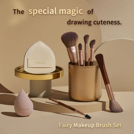 MilleFee - Fairy Makeup Brush Set, 1 set, 106 g, 4571501173747
