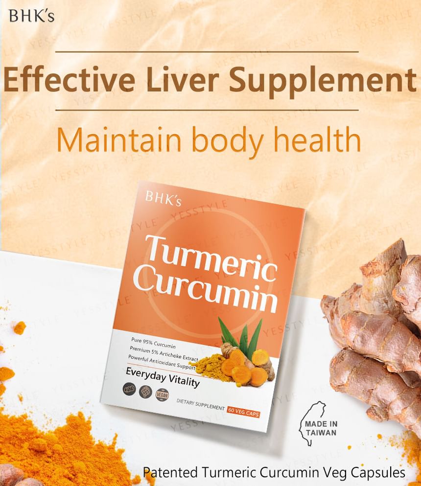 BHK’s - Turmeric Curcumin Veg Capsule, 60 capsules, 240 g, 4713051524895
