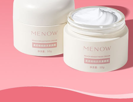 MENOW - Peach Brightness Cream, 1pc - 50g, 100 g, 6923859296209