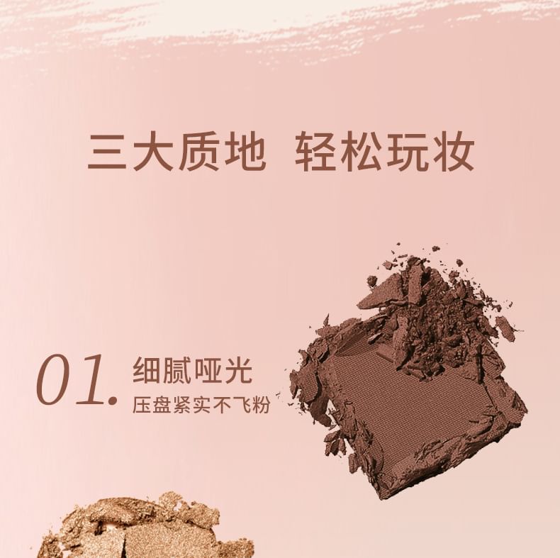 MENOW - Acrylic 4 Colours Eyeshadow Palette, Eyeshadow Palette - 4g, 50 g, 6976375060137