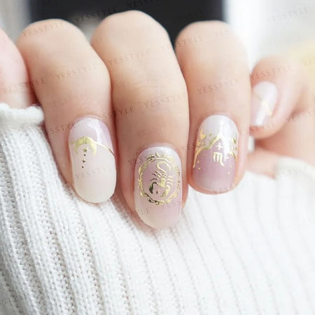 Lunacaca - Scorpio Constellation Nail Art Stickers, 24 pcs, 10 g, 4892022001051