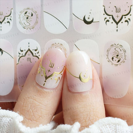Lunacaca - Scorpio Constellation Nail Art Stickers, 24 pcs, 10 g, 4892022001051