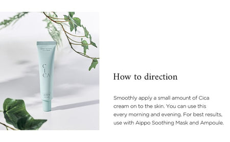 AIPPO - Expert Soothing Cica Cream, 2024 Version - 40ml, 100 g, 8809581072794