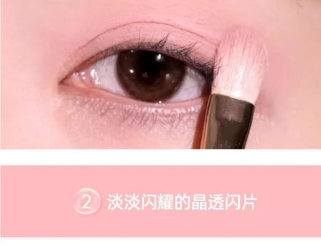 Gege Bear - 6 Shade Eyeshadow Palette - #02 Strawberry Mood, #02 - 12.5g, 92 g, 6942344600482