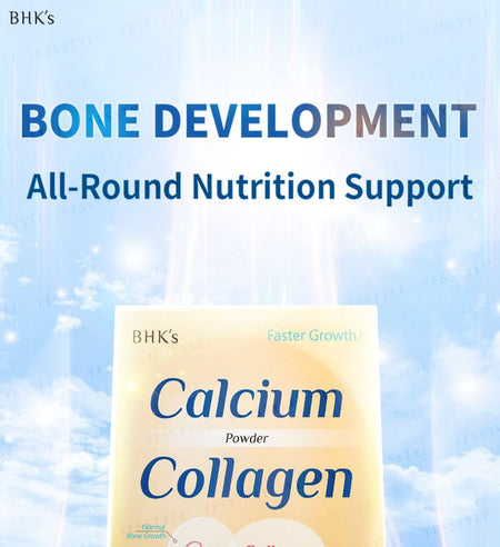 BHK’s - Calcium Collagen Powder, 16g x 15 packs, 200 g, 4713051524109