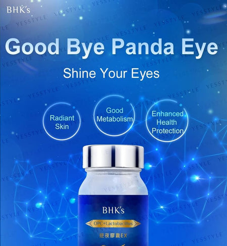 BHK’s - Black Eye Ex+ OPC + Lactobacillus Veg Capsule, 60 capsules, 240 g, 4713051524284