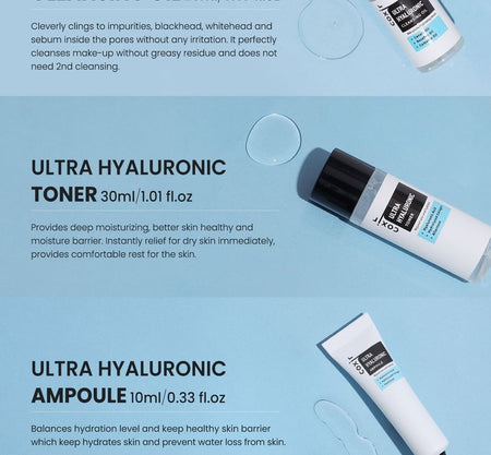 coxir - Ultra Hyaluronic Starter Kit, 4 pcs, 170 g, 8809080826478