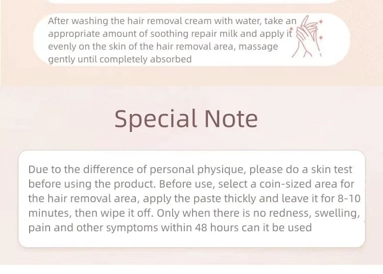 WATERCOME - Soft Hair Removal Kit (Small Area Use), 1 set, 100 g, 6955988207115