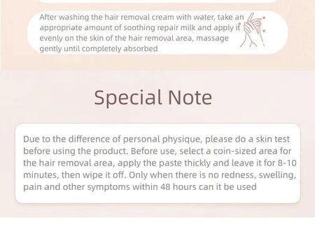 WATERCOME - Soft Hair Removal Kit (Small Area Use), 1 set, 100 g, 6955988207115