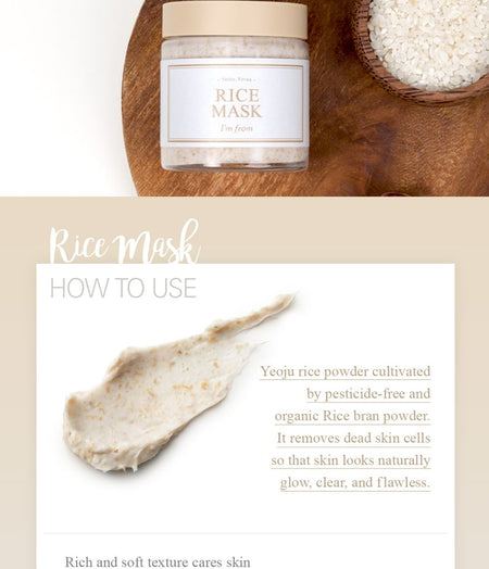 I’m from - Rice Mask, 110g, 276 g, 8809525930913