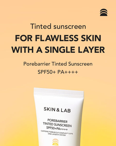 SKIN&LAB - Porebarrier Tinted Sunscreen, 50ml, 90 g, 8809525932962