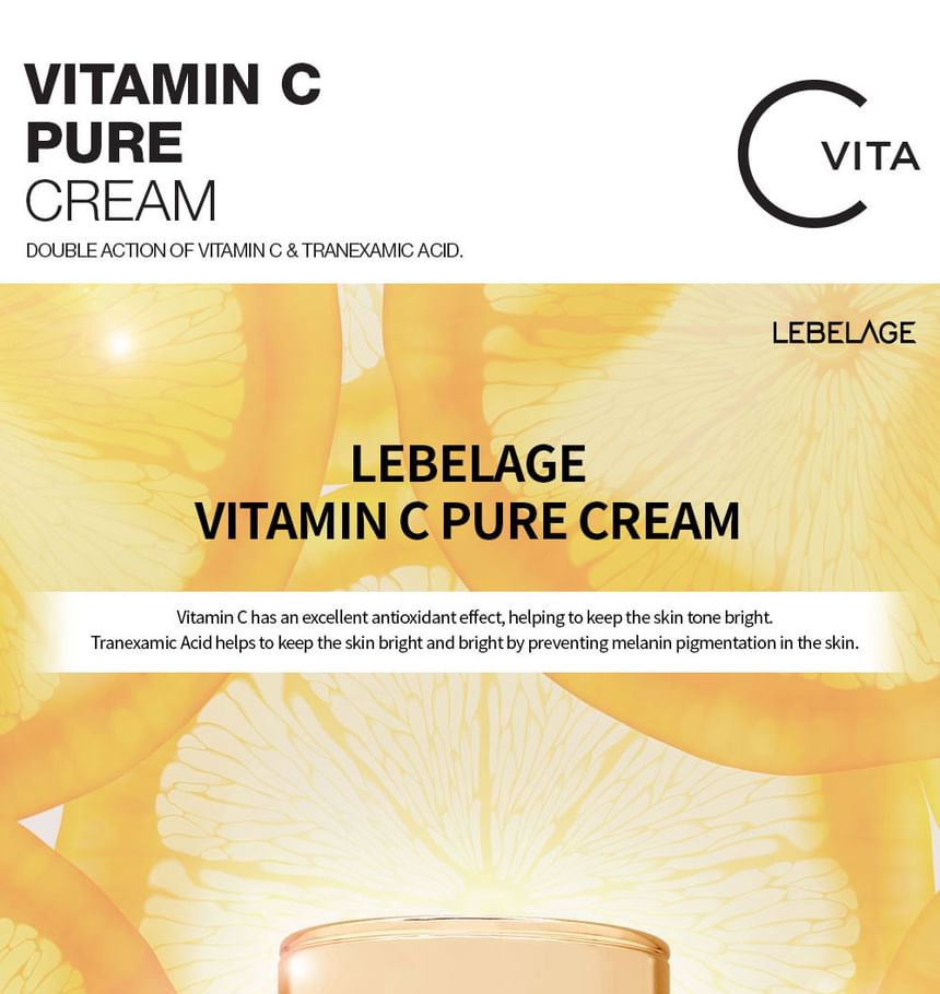 LEBELAGE - Vitamin C Pure Cream, 55ml, 255 g, 8809445616102