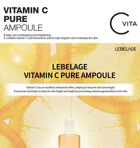 LEBELAGE - Vitamin C Pure Ampoule, 35ml, 185 g, 8809445616119