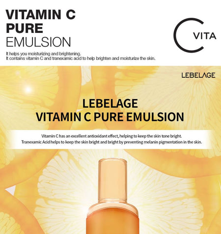 LEBELAGE - Vitamin C Pure Emulsion, 120ml, 365 g, 8809445616096