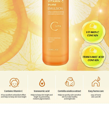 LEBELAGE - Vitamin C Pure Emulsion, 120ml, 365 g, 8809445616096