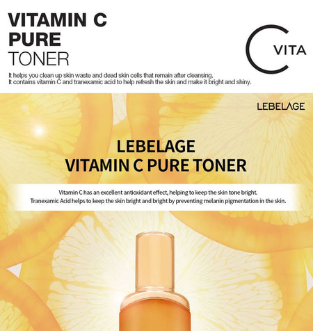 LEBELAGE - Vitamin C Pure Toner, 120ml, 365 g, 8809445616089
