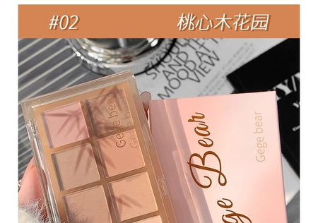 Gege Bear - Soft Dream Eyeshadow Palette - Light Brown, #Light Brown - 15g, 80 g, 6942344600819