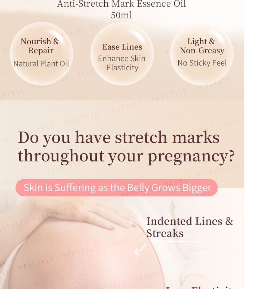 BHK’s - Preg Mommy Stretch Mark Essence Oil, 50ml, 120 g, 4713051524925