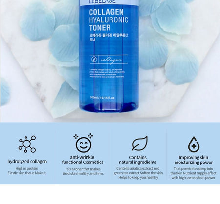 LEBELAGE - Collagen Hyaluronic Toner, 300ml, 420 g, 8809809803230