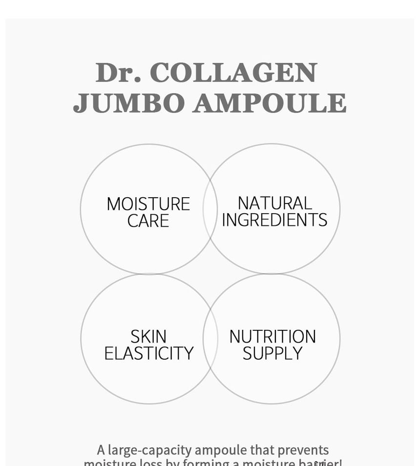 LEBELAGE - Dr. Collagen Jumbo Ampoule, 250ml, 337 g, 8809445611299