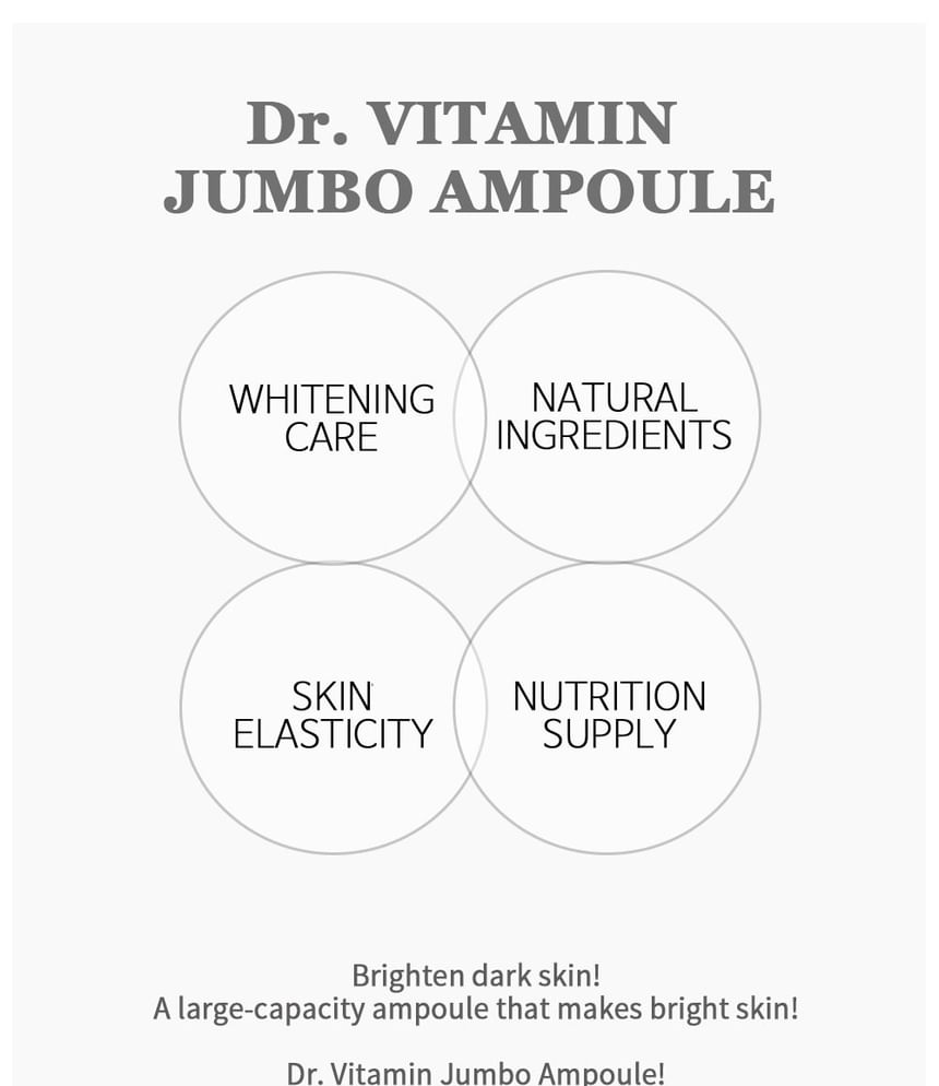 LEBELAGE - Dr. Vitamin Jumbo Ampoule, 250ml, 337 g, 8809445611305