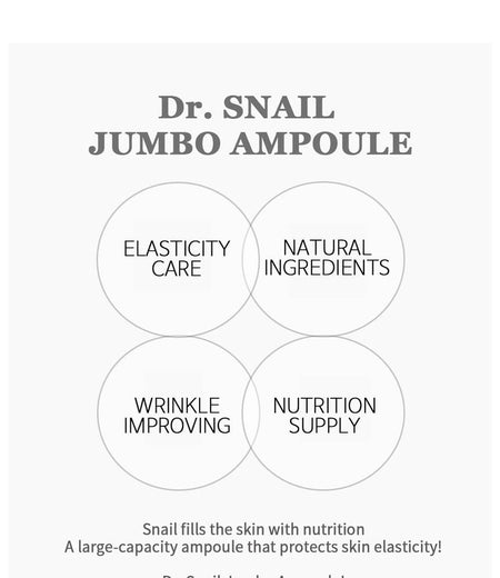 LEBELAGE - Dr. Snail Jumbo Ampoule, 250ml, 337 g, 8809445611565