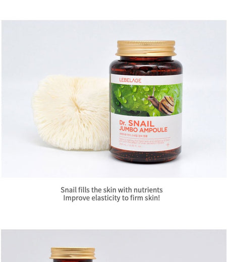 LEBELAGE - Dr. Snail Jumbo Ampoule, 250ml, 337 g, 8809445611565