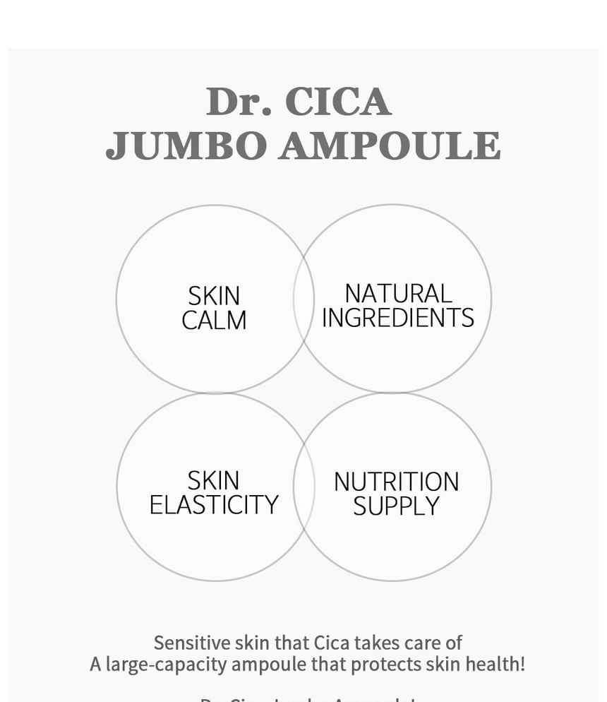 LEBELAGE - Dr. Cica Jumbo Ampoule, 250ml, 337 g, 8809445611572