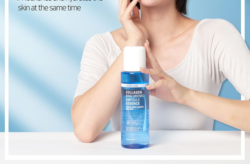 LEBELAGE - Collagen Hyaluronic Ampoule Essence, 500ml, 650 g, 8809809803254