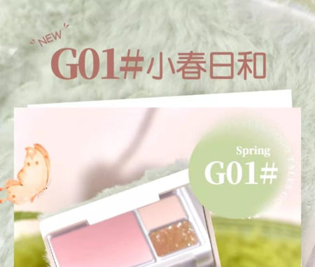GOGO TALES - Soft Mist Blusher Eyeshadow Palette - G01, #G01 - 14g, 80 g, 6976447660838