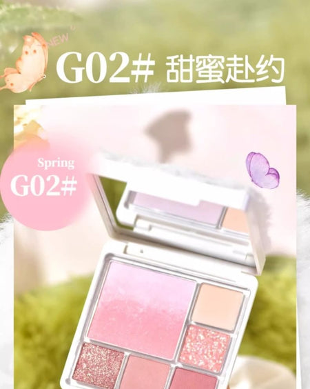 GOGO TALES - Soft Mist Blusher Eyeshadow Palette - G02, #G02 - 14g, 116 g, 6976447660845