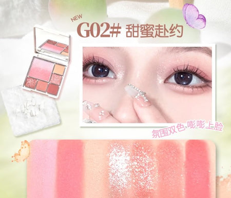 GOGO TALES - Soft Mist Blusher Eyeshadow Palette - G02, #G02 - 14g, 116 g, 6976447660845
