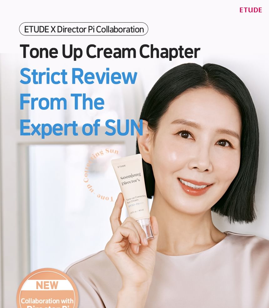 ETUDE - Soon Jung Director’s Tone-up Correcting Sun Cream, 40ml, 100 g, 8809820692691