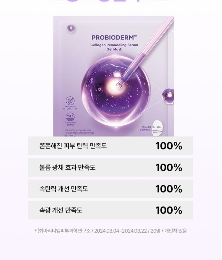 BIOHEAL BOH - Probioderm Collagen Remodeling Serum Gel Mask, 34g, 49 g, 8809968203773