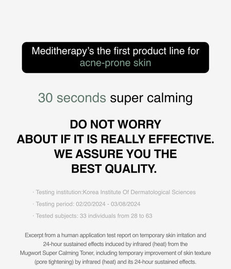 Meditherapy - Mugwort Super Calming Toner, 250ml, 320 g, 8809606774030