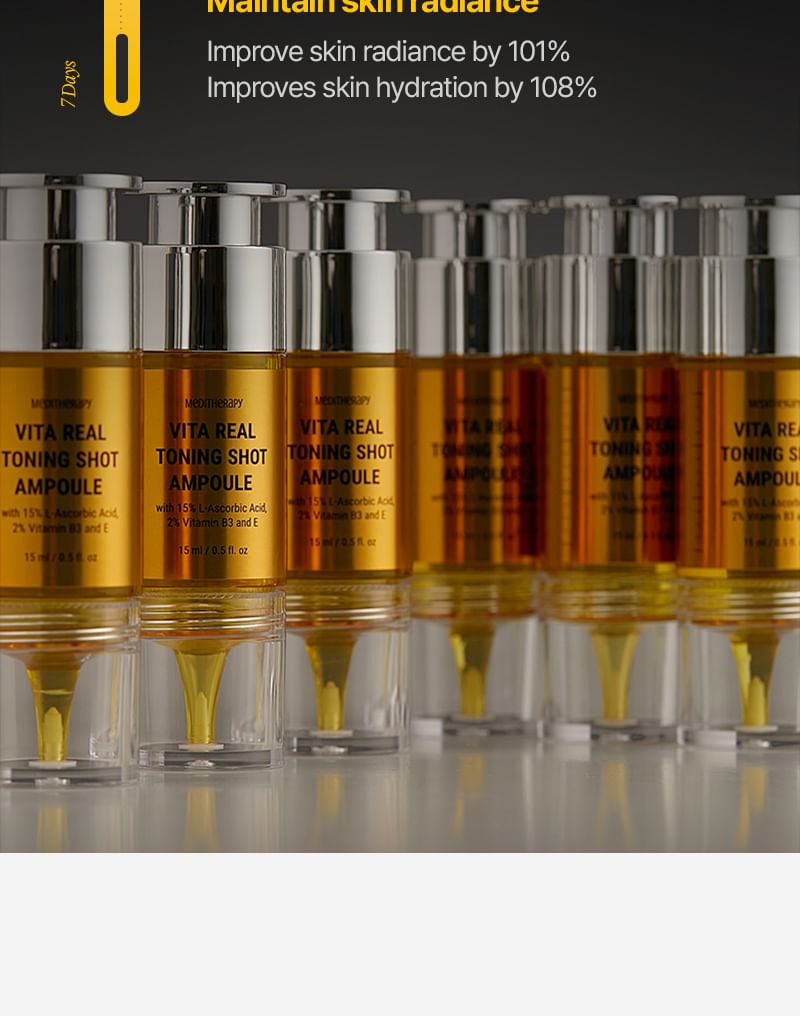 Meditherapy - Vita Real Toning Shot Ampoule, 15ml, 60 g, 8809606772715