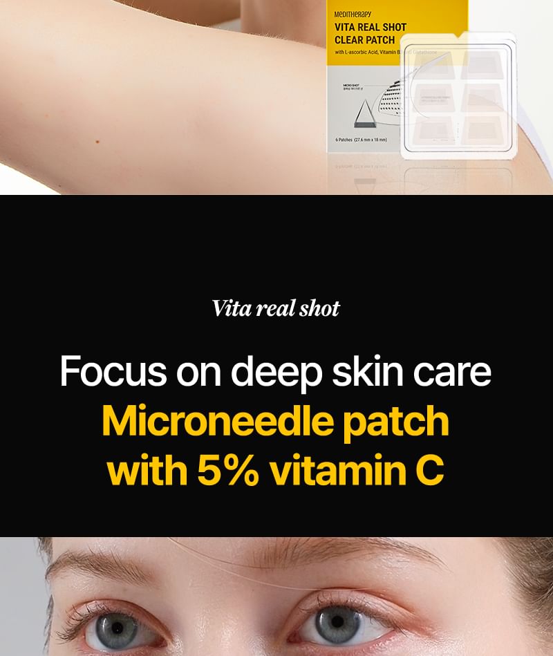 Meditherapy - Vita Real Shot Clear Patch, 6 patches, 50 g, 8809606772951