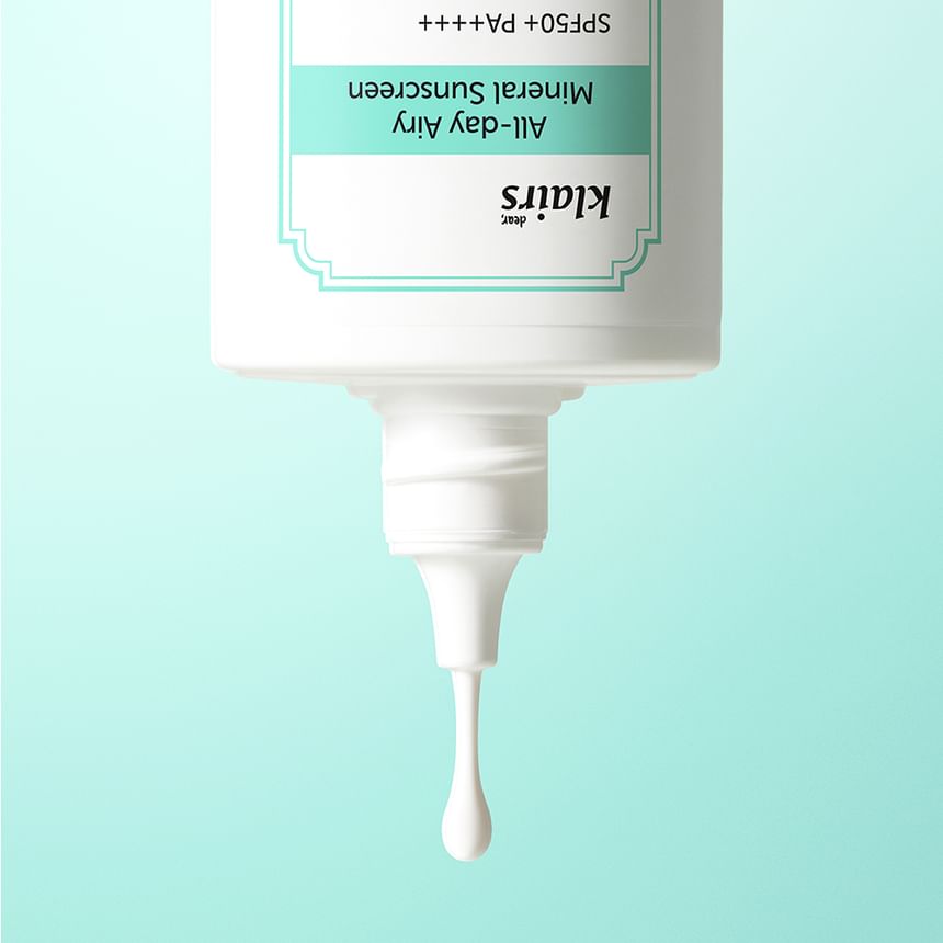 Dear, Klairs - All-day Airy Mineral Sunscreen Jumbo, 60g, 94 g, 8809572892424