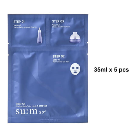 su:m37 - Water-Full Marine Relief Gel Cream Jumbo Special Set, 9 pcs, 1228 g, 8809949491953
