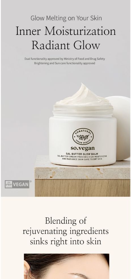so natural - So Vegan Sal Butter Glow Balm, 70ml, 180 g, 8809263878461