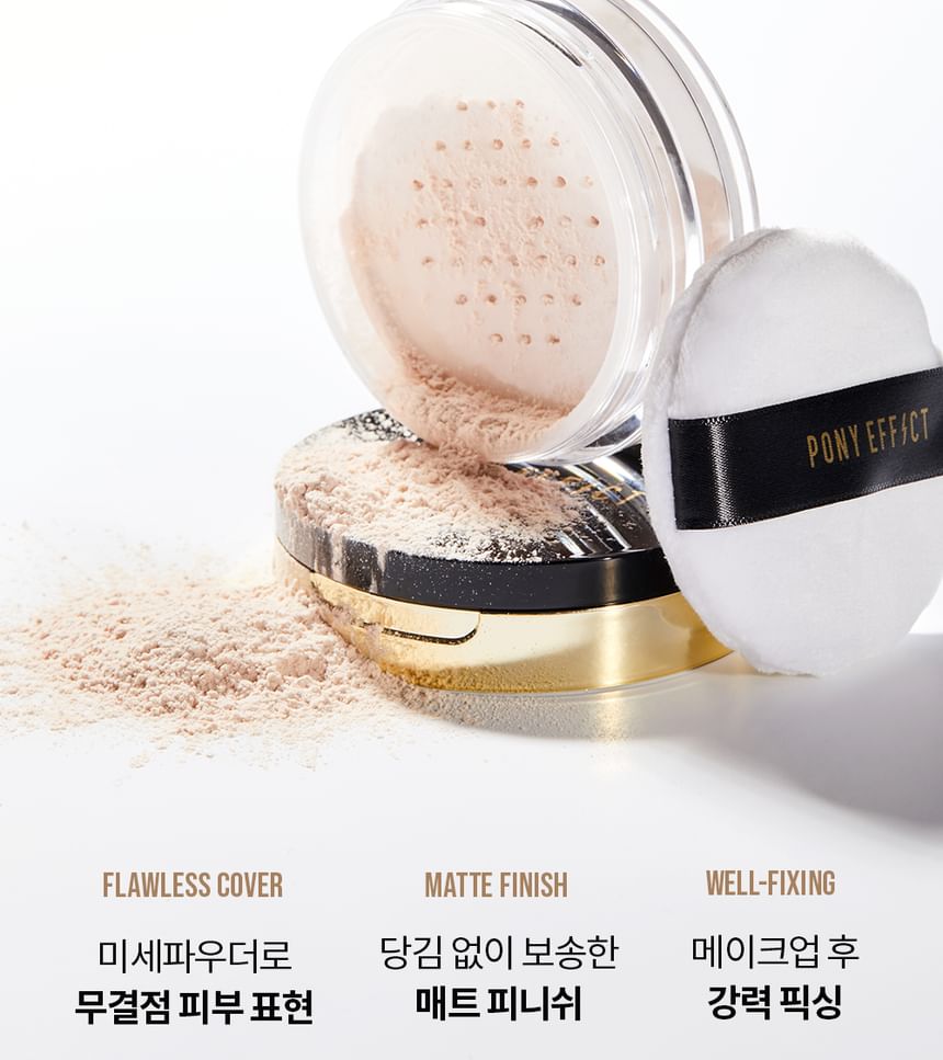 PONY EFFECT - Coverstay Bake & Fix Powder, 6.5g, 74 g, 8806190720375